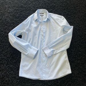 RW and co mens small dress shirt blue